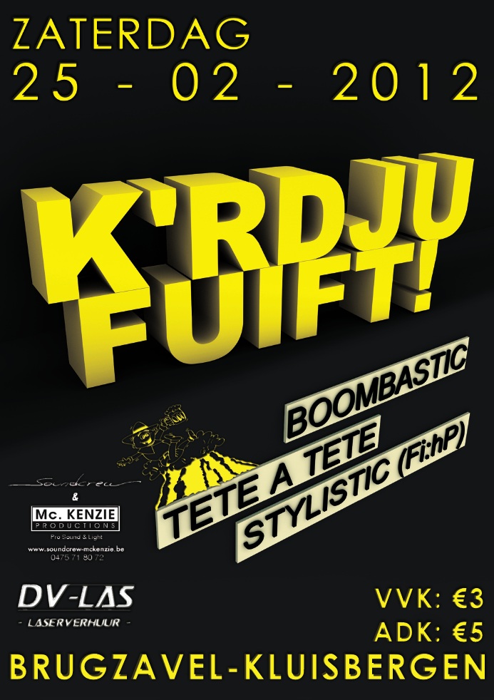 K\'RDJU FUIFT ! affiche op 25/02/2012